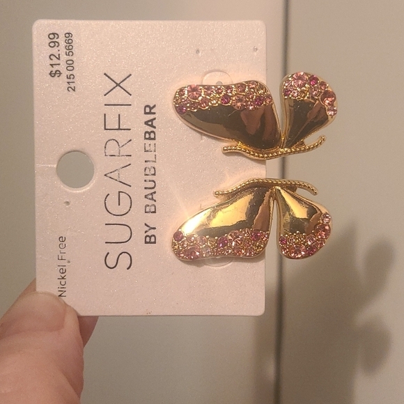 Sugarfix butterfly pierced earrings - Picture 1 of 4
